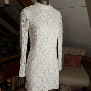Forever 21 |  Ivory Fitted & Fully-Lined Lace Tunic